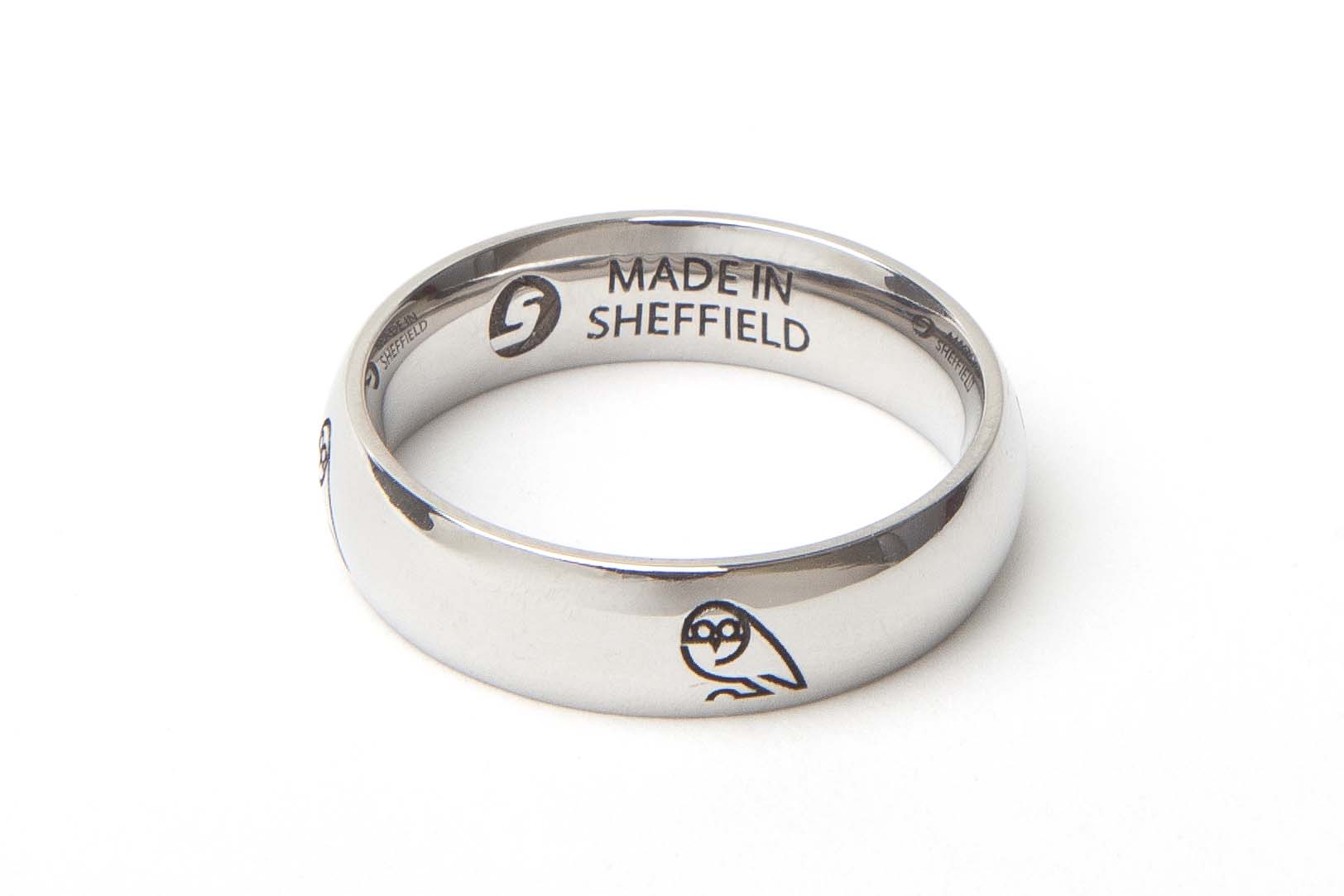 TIAGO Jewellery |Sheffield Jewellers | Home of the Sheffield Steel Wedding Rings | 100% Guaranteed Sheffield Steel |Steel Ring | Steel Wedding Rings | Made in Sheffield | Sheffield Wednesday Football Club